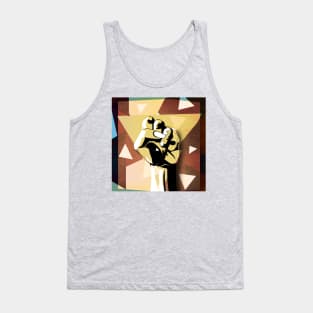 Black Lives Matter - vector shadow triangle fist Tank Top